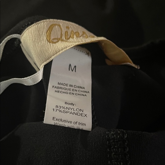 Black Women's Bodycon Flare Jumpsuit with Spaghetti Straps and Scoop neck. - Picture 7 of 7